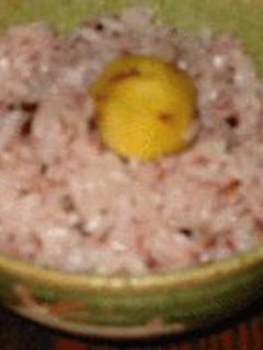 黒米と栗のおこわ-レシピのメイン写真