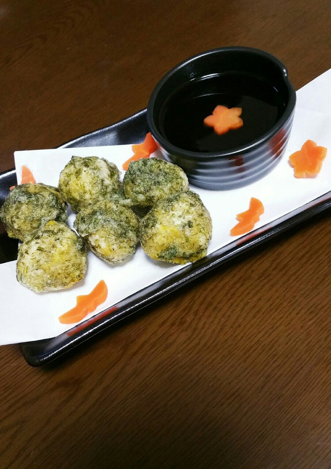 かぼちゃと里芋の磯辺揚げ-レシピのメイン写真