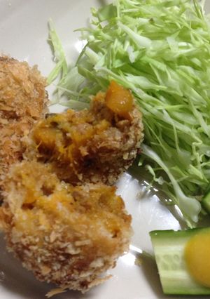 大豆ミンチのかぼちゃコロッケ-レシピのメイン写真