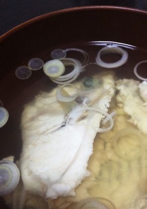 カワハギのアラの潮汁-レシピのメイン写真