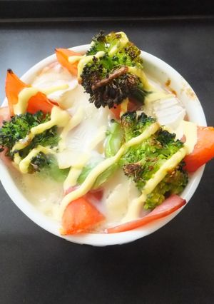 卵とハムと野菜のココットカマン-レシピのメイン写真