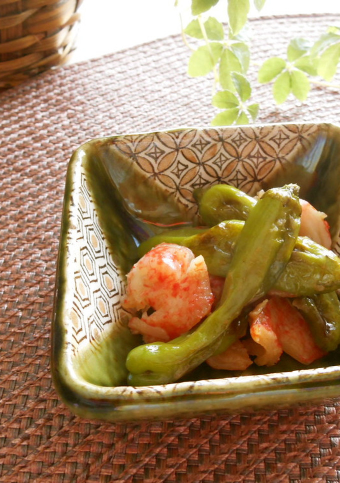 簡単☆ししとうとカニカマの醤油炒め-レシピのメイン写真
