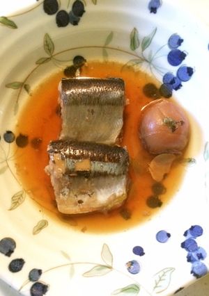 骨まで食べれる秋刀魚の梅煮-レシピのメイン写真