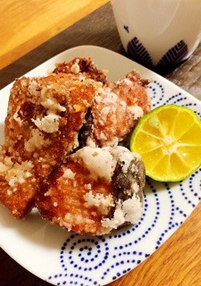 かぼすでさっぱり鮭の竜田揚げ-レシピのメイン写真
