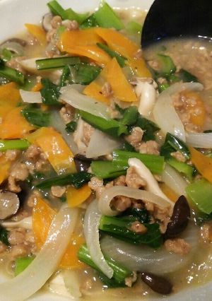 大豆のお肉と野菜の中華あんかけ-レシピのメイン写真