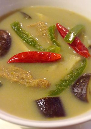 豆乳と大豆のお肉でグリーンカレー-レシピのメイン写真
