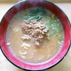 รูปของ 大豆のお肉で坦々麺