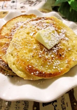 チアシード入り☆リコッタパンケーキ風-レシピのメイン写真