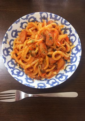 ランチに簡単☆ナポリウドン-レシピのメイン写真