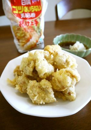 天ぷら粉de簡単!鶏もも肉の天ぷら♪-レシピのメイン写真