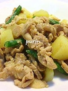豚肉とジャガイモのカレー炒め-レシピのメイン写真