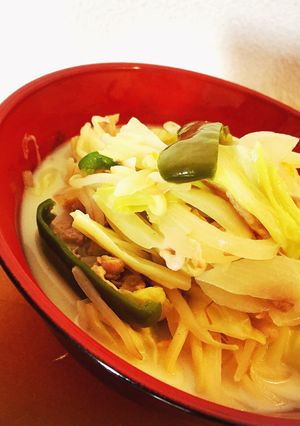 残った野菜炒めと家にある物でちゃんぽん☆-レシピのメイン写真