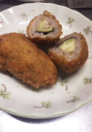 なすと豚肉の☆くるくるとんかつ-レシピのメイン写真