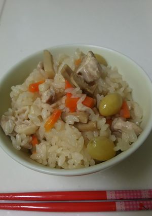 エリンギたっぷり炊き込み御飯-レシピのメイン写真