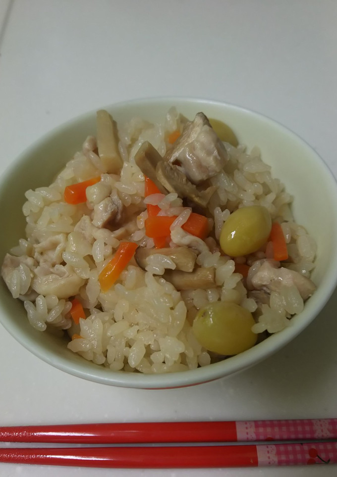 エリンギたっぷり炊き込み御飯-レシピのメイン写真