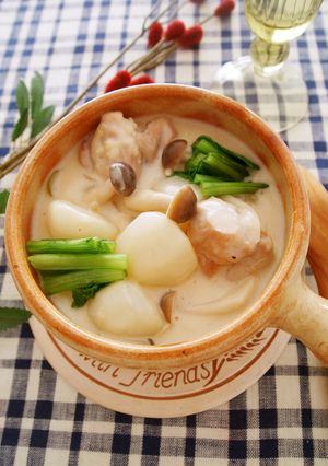 かぶと鶏肉のクリーム煮-レシピのメイン写真