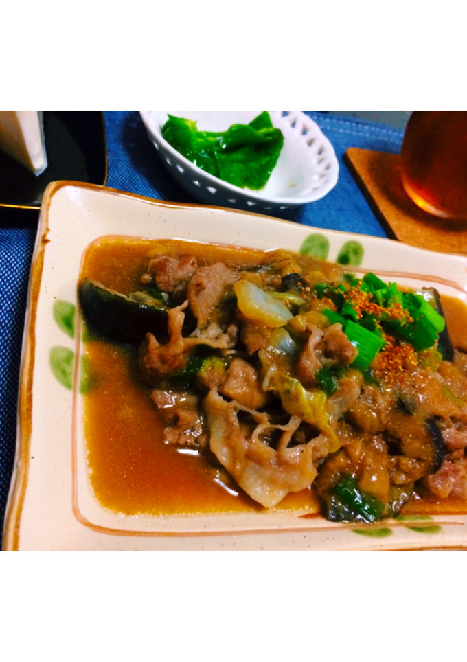 豚肉となすの揚げおろし煮♡-レシピのメイン写真