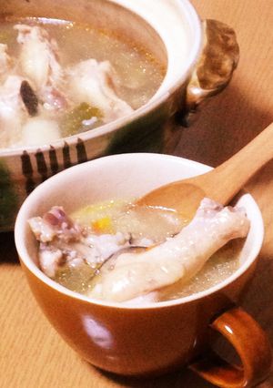 風邪ひきさんに☆炊飯器で簡単参鶏湯☆-レシピのメイン写真
