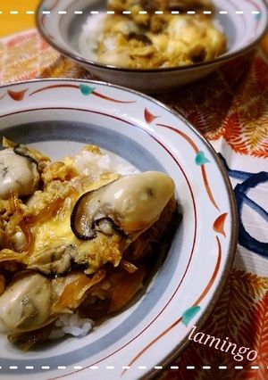 ふっくらカキ丼-レシピのメイン写真