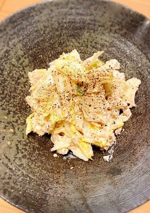 白菜とツナの黒胡椒風味サラダ-レシピのメイン写真
