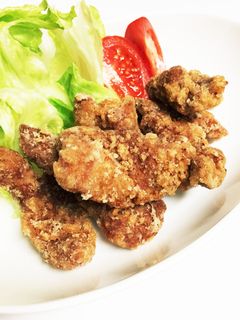 簡単♪♪一口カツ用豚モモ肉で☆竜田揚げ♡-レシピのメイン写真