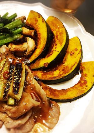 ぶたさん蜂蜜生姜焼きと荏胡麻漬-レシピのメイン写真