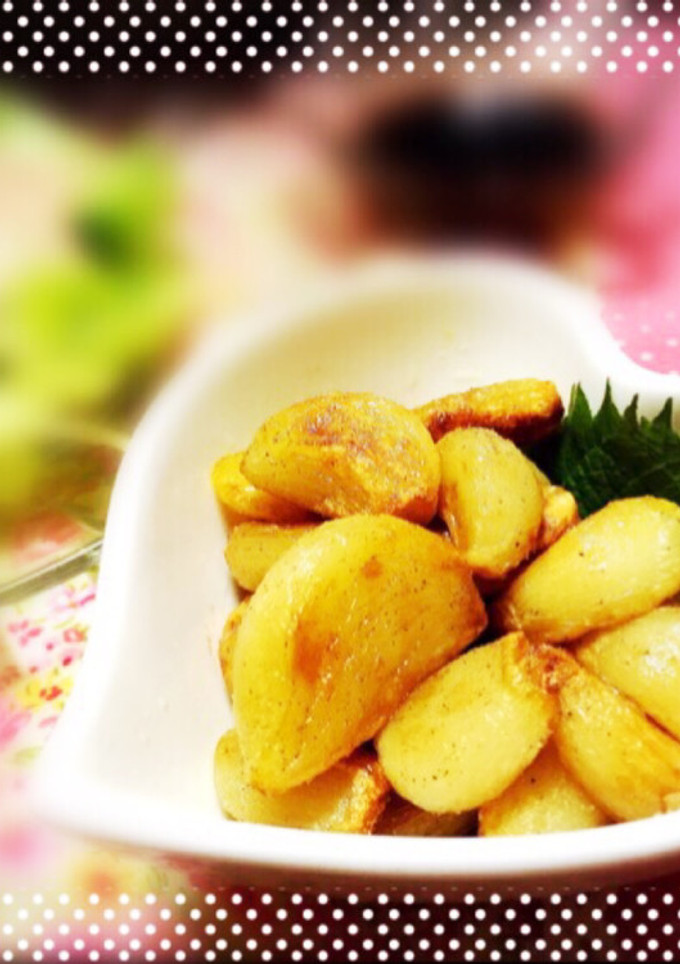 裏技de簡単丸ごと皮むき♡ﾆﾝﾆｸ丸揚げ-レシピのメイン写真