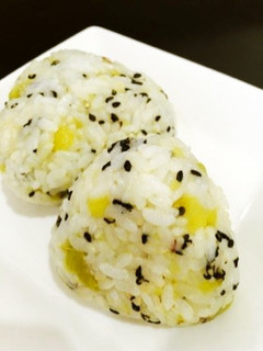 さつま芋まるごとのっけ炊き-レシピのメイン写真