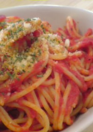 モテる！トマトソースのスパゲティ-レシピのメイン写真