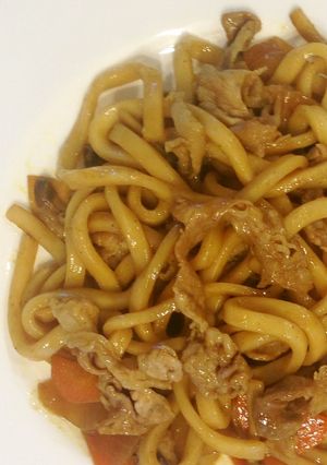 簡単(^^♪ タイ風焼きうどん♪-レシピのメイン写真