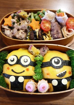 キャラ弁 ミニオン-レシピのメイン写真