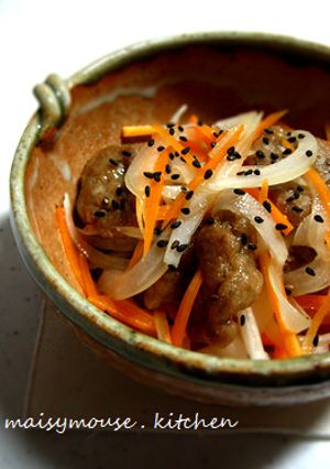 大豆のお肉と野菜のマリネ-レシピのメイン写真