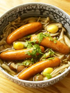 燻製屋ウインナーのきのこ汁-レシピのメイン写真