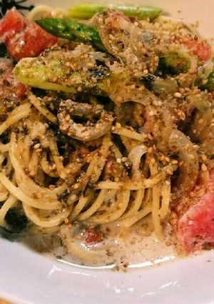 和風クリームパスタ-レシピのメイン写真