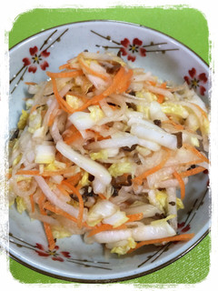 佃煮の白菜サラダ『くぎ煮版』-レシピのメイン写真
