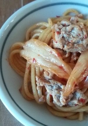 創味シャンタンDXでブタキムチ麺-レシピのメイン写真