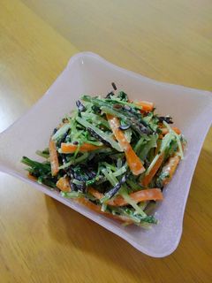 ひじきと野菜の胡麻サラダ-レシピのメイン写真