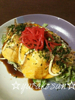 レンジde~お好み焼風キャベ玉ダイエット-レシピのメイン写真