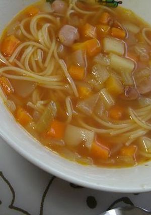 １皿でお腹いっぱい！ミネストローネ-レシピのメイン写真