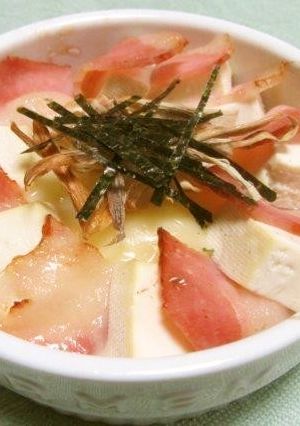 お豆腐とベーコン＆ごぼうのココットカマン-レシピのメイン写真