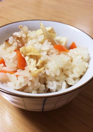 いつでも食べれる！たけのこ炊き込みごはん-レシピのメイン写真