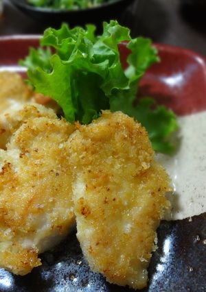鶏ムネ肉のガーリック＆チーズパン粉焼き-レシピのメイン写真