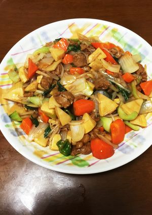 大豆のお肉で彩り綺麗な酢豚★-レシピのメイン写真