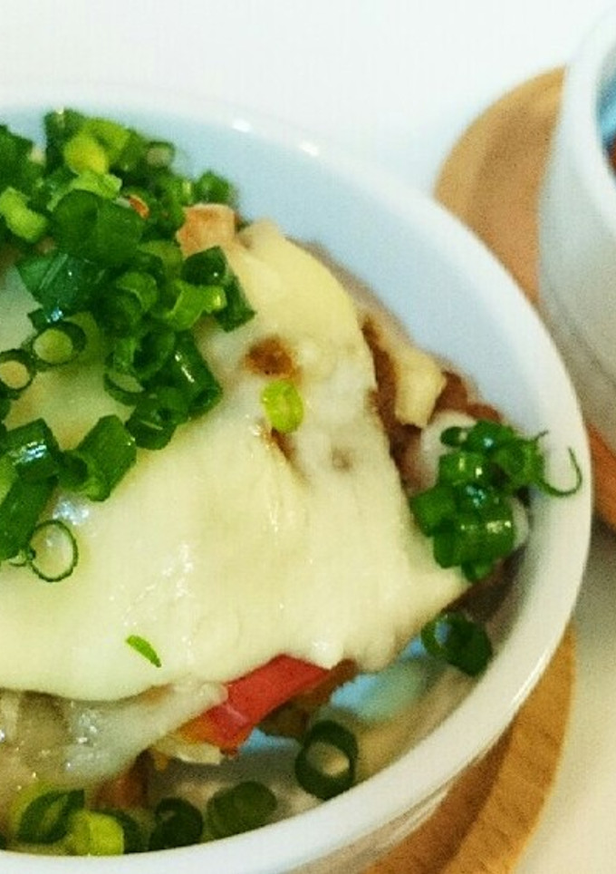 大豆のお肉とかぼちゃのチーズ焼き-レシピのメイン写真