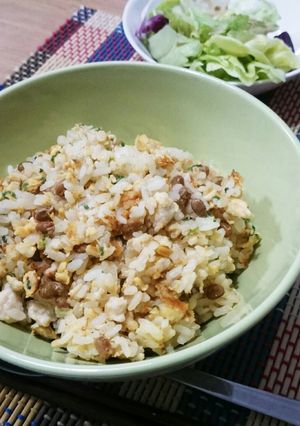 簡単！納豆チャーハン-レシピのメイン写真