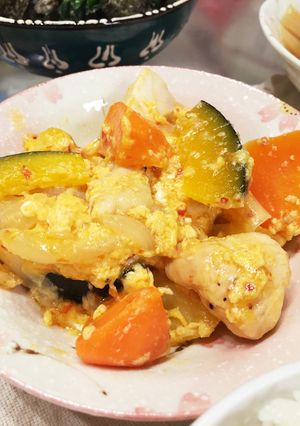 鶏肉と野菜のチリソース炒め-レシピのメイン写真
