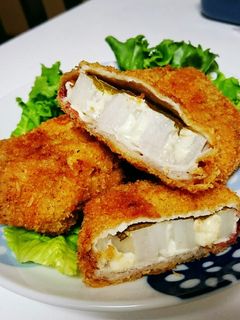 蓮根の梅しそチーズ豚巻きフライ-レシピのメイン写真
