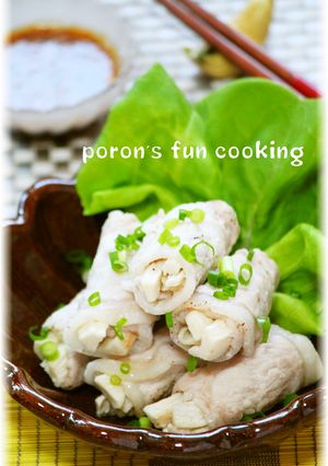 豚肉のエリンギ巻＊創味シャンタン蒸し-レシピのメイン写真