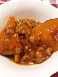 カボチャのそぼろ煮-レシピのメイン写真