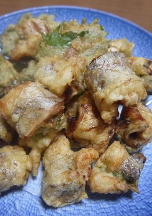 切身を変身♪太刀魚の梅と大葉の天ぷら-レシピのメイン写真